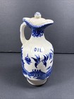 Japan Blue Willow - 6 Piece Condiment Set  - Salt pepper  Mustard  Oil vinegar