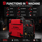 Arccaptain Mig205mp Plus Mig Welder 9 In 1 Icontrol Mig cut tig stick clean spot