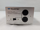 Teledyne Ph-219 Electrostatic Stereo Headphones With Adapter Rare