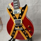 Custom Shop Lp Us Flag Electric Guitar Mahogany Body Hh Pickups Chrome Hardware