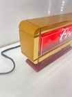 Vintage 1988 Coors Beer Lighted Cash Register Sign Clock Works Man Cave Bar