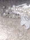 Ladies Teens Silver Tiara Headband Man-made Pearls   Gems  Bridal  Birthday Etc 