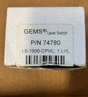 Gems 74780 Float Level Switch Ls-1900-cpvc 1 Lvl