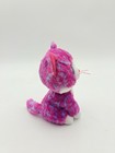 Ty Beanie Boos Charlotte Cat Plush Pink Purple Speck Retired No Tags 6   