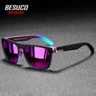 Square Mirrored Polarized Sunglasses Men Women Outdoor Driving Shades Glasses Us