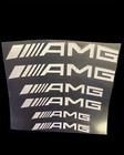 6x Curve Amg Vehicle Brake Caliper Heat Resistant Decal Stickers Race Sports Car