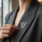 Celtic Brooch Scottish Irish Wiccan Scottish Pagan Ladies Heart Gift Pin