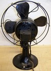 Antique 8  R m Electric Fan Oscillator  Cast Iron Base  Tested   Works