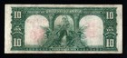 1901  10 Bison Large Size Vf  Historic Legal Tender United States Note 