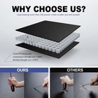 5ft 3-fold Hard Truck Bed Tonneau Cover For 2020-2025 Jeep Gladiator Waterproof