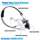 Rear Left Side Door Latch Actuator With Cable Assembly For Toyota Sequoia