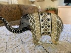 Vtg Abraham Palatnik Lucite Elephant Mcm Figurine Made In Brazil Collectible