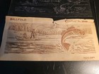 Vintage Craftaid Leather Template No  2020 Billfold Pattern Fisherman Fish Lake