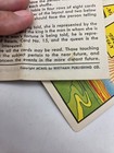 Whitman Old Gypsy 1941 Fortune Telling Card Game Complete