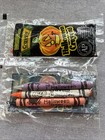 2 Crayola 2001 Halloween 3-pk  Crayon Sets       Silver     orange   Caldron Black
