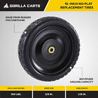 Gorilla Carts Gct-10nf 10 Inch No Flat Replacement Tire For Utility Cart  4 Pack