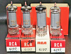 4 Rca 6197 Vacuum Tubes Tested Nos Calibrated Tv - 7