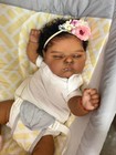 Lifelike Reborn Baby Dolls 20  Vinyl Full Body Black Skin Newborn Girl Nice Gift