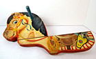 Vintage 1951 Fisher Price Cowboy Chime 700 Pull Toy Collectible Very Rare  
