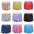 Sequin Table Cloth Glitter Banquet Wedding Party Decor Home Tablecloth Cover New