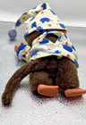 Vtg Monchichi Sekiguchi 70 s Plushie  Monkey Doll Pacifier Brown Size 7 75 Japan