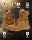 Magnum Response Lll Suede Lace-up Side-zip Tactical Duty Boots  size 11 