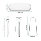Tongue Scraper For Adults 100  Stainless Steel Tongue Cleaner With Travel Case