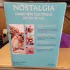 Nostalgia 1 5 Quart Electric Ice Cream Maker New Open Box