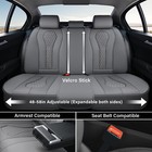 Coverado Automotive Seat Covers  Back Car Protectors  Gray Leather Seat Covers