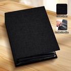 Small Photo Album 4x6 100 Photos Linen Hardcover Picture Portfolio Folder Book
