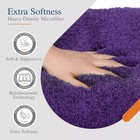 3-piece Solid Bathroom Bath Mat Contour Rug Set With Toilet Lid Cover  3 Mixture