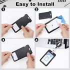 2 Pack Badge Holder Retractable Clip Heavy Duty Reels With Vertical Sliding Id B