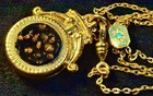 Victorian Gold Filled Multi-strand Slide Watch Chain   Opal W    S  Blackinton