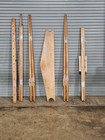 Douglas Campbell Benchmade Tiger Maple King Size Pencil Post Canopy Bed Maine 