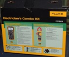 Fluke 117 323kit Electrician s Multimeter   True Rms Clamp Meter Combo Kit New