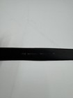 Yves Saint Laurent Ysl Logo Dress Belt Mens Size 38 Black Leather Vintage 
