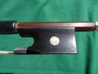 Old Antique German Violin Bow F r Enders Brand Pernambuco Silver ebony Octagonal
