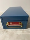 10 - Vntg Bemis   Call Co Sesamee Combo Lock Safe Policy Box Philadelphia Life 