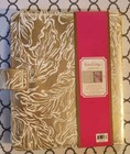 New Lilly Pulitzer Agenda Folio Gold Metallic Leafs Agenda Folio Case Cover