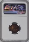 197  D Lincoln Memorial Cent Double Struck 75  Off Center Ngc Ms64rb Bx4-28