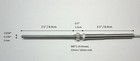 Grounded K-type Thermocouple Sensor W High Temperature Stainless Steel Probe Fg