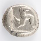 Rare Ancient Greek  Pamphylia  Aspendos  Silver Stater  Warrior triskelion  C465