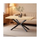 Fjankui Heavy Duty Metal Desk Legs 28 Inch - Industrial Wrought Iron Table Ba   