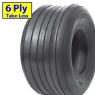 2  15x6 00-6 Hay Tedder Farm Implement Ag Tire Rib 6ply T-l 710 Lb Wt Capacity