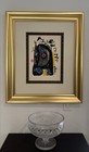 Joan Miro Lithograph Signed   Numb  In The Style Of  1893   1983  Matted   Framed