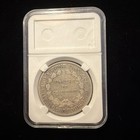 1907- A French Indo China Silver Piastre Vf  Slab Case Included