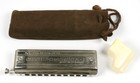 Vintage Hohner Harmonica Chordomonica I Cham-ber Huang System Germany W pouch
