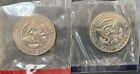1987 P D  Kennedy Half Dollar In Mint Cello Very Low Mintage   2 Coins 