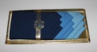 Nib Vintage Box 1960s Springmaid Mens Blue Handkerchiefs Set Of 3