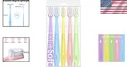 Gentle Extra Soft Toothbrush For Sensitive Teeth  5 Pack In Kawaii Pastels